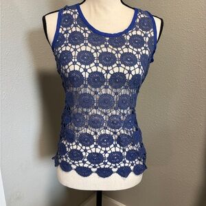 Lovely Girl Lace tank top. Size S